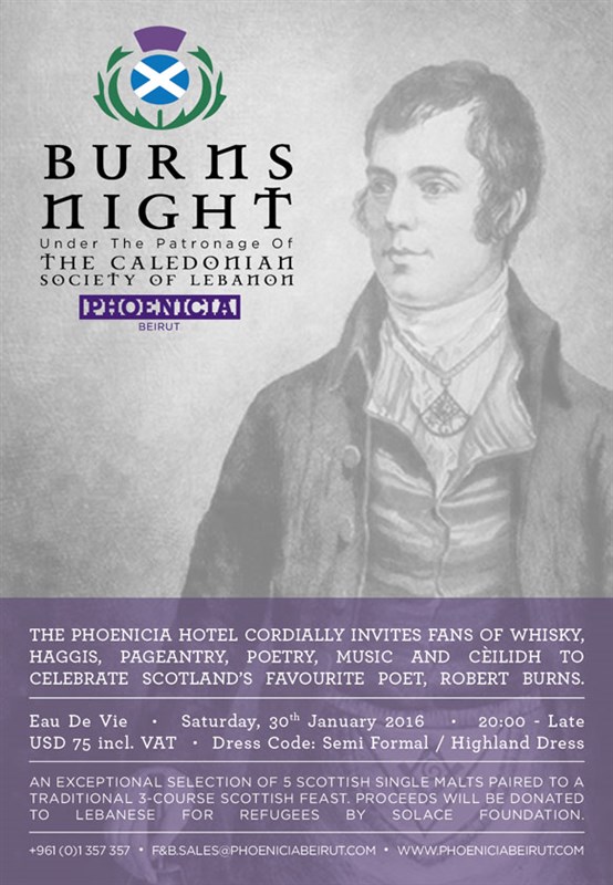 Burns Night at Eau De Vie